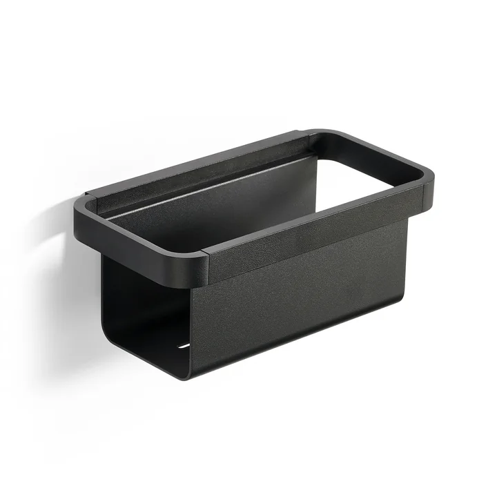 Rim Shower shelf, 11 x 22 cm, black from Zone Denmark