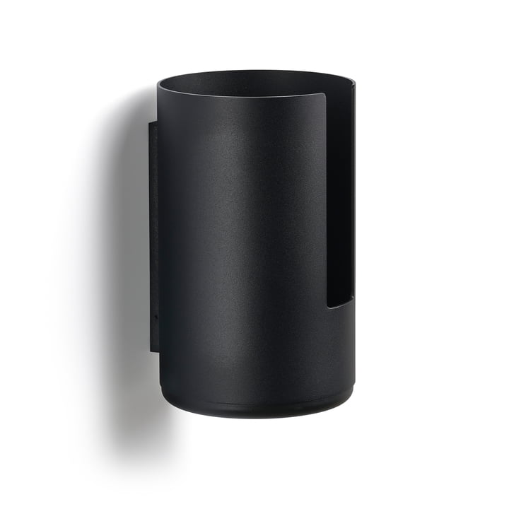 Rim Spare roll holder (wall mounting), black from Zone Denmark