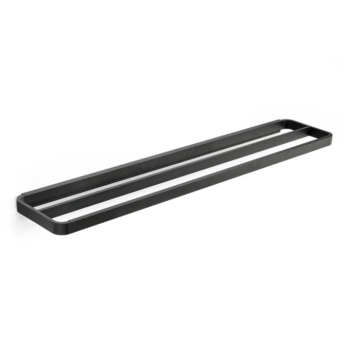 Rim towel rail, 12 x 70 cm, black (double) from Zone Denmark