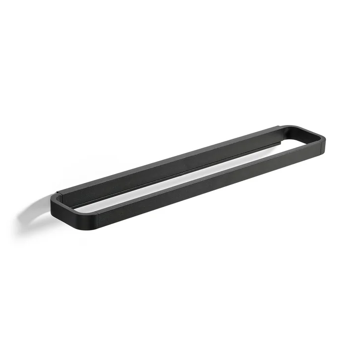 Rim towel rail, 7.5 x 44 cm, black (single) from Zone Denmark