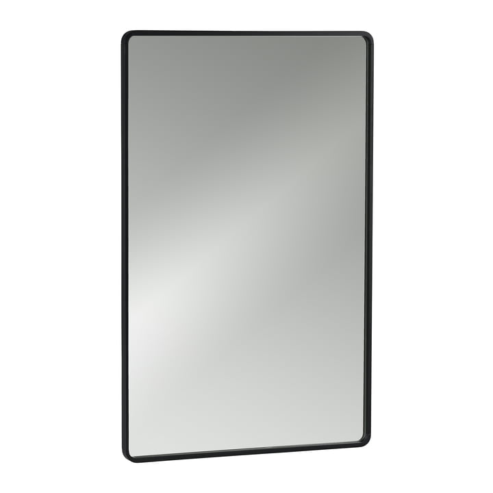 Rim Wall mirror, 44 x 70 cm, black from Zone Denmark