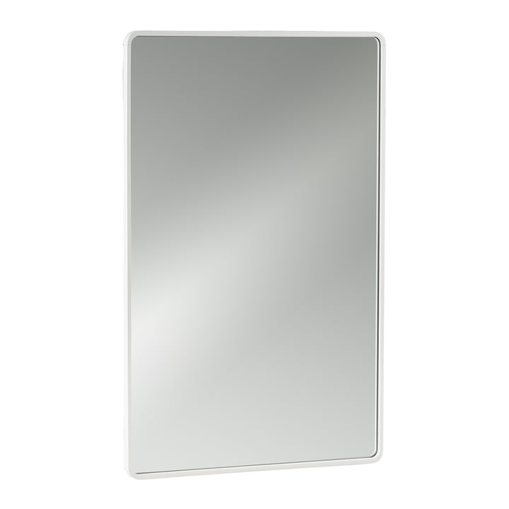 Rim Wall mirror, 44 x 70 cm, white from Zone Denmark