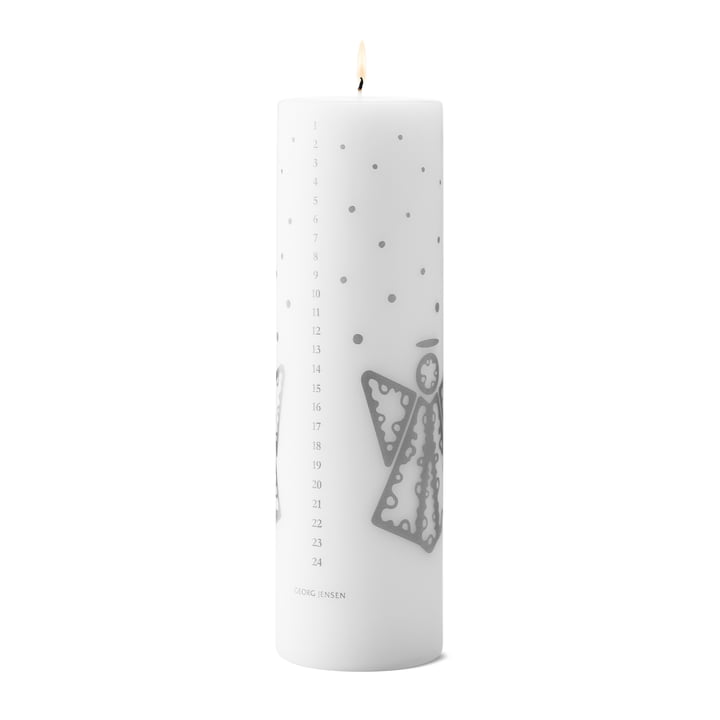 Christmas Collectibles Calendar candle 2022, silver from Georg Jensen