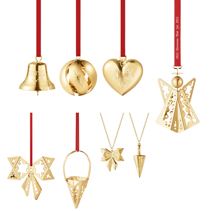 Gift set 2022 (8 pcs.), gold from Georg Jensen