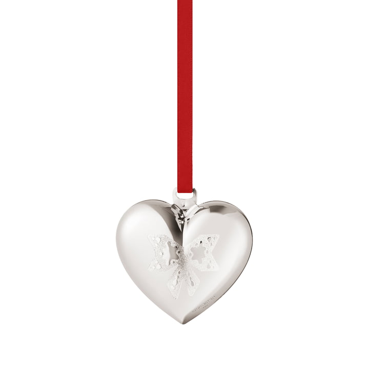 Christmas heart 2022, palladium from Georg Jensen