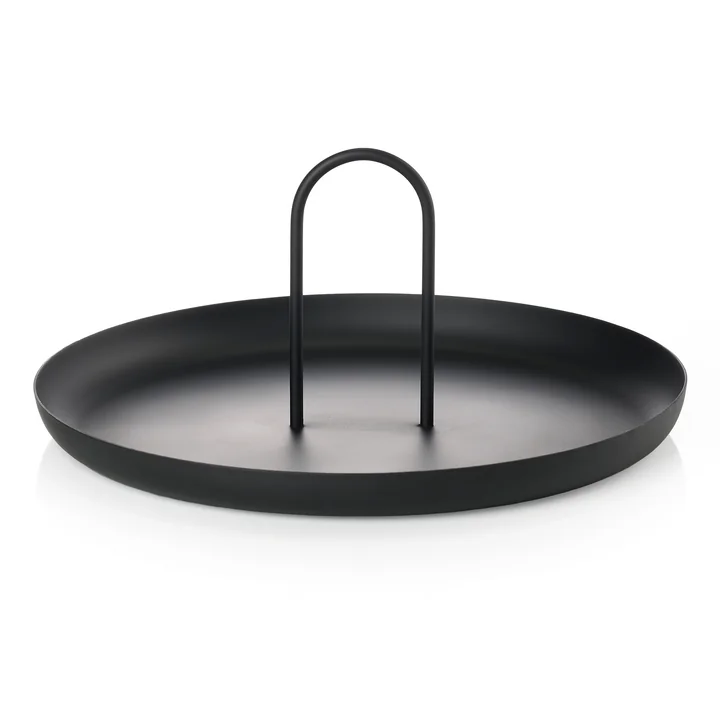 Singles Tray, Ø 30 x 13 cm, black from Zone Denmark