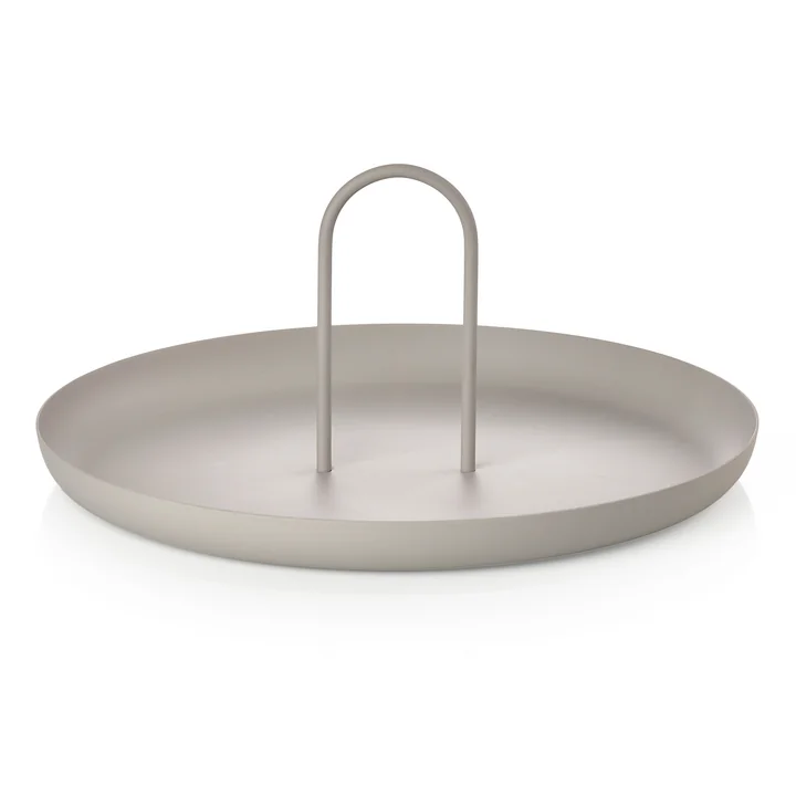 Singles Tray, Ø 30 x 13 cm, warm grey from Zone Denmark