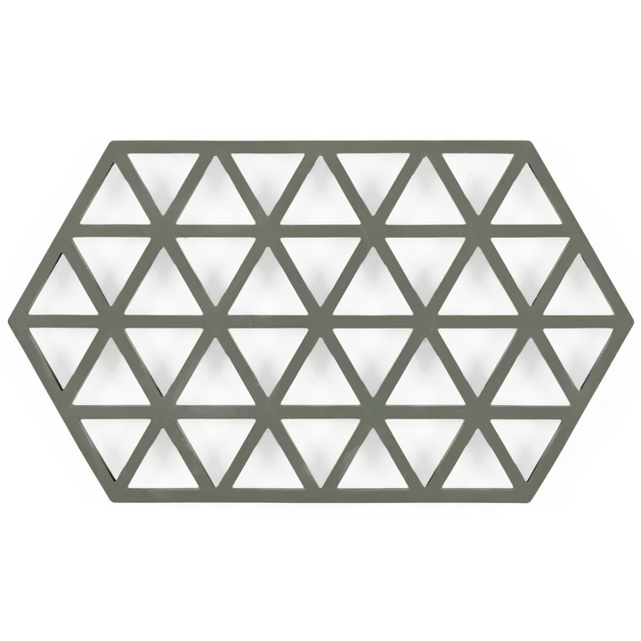 Zone Denmark - Triangle Coaster, 24 x 14 cm, olive taupe