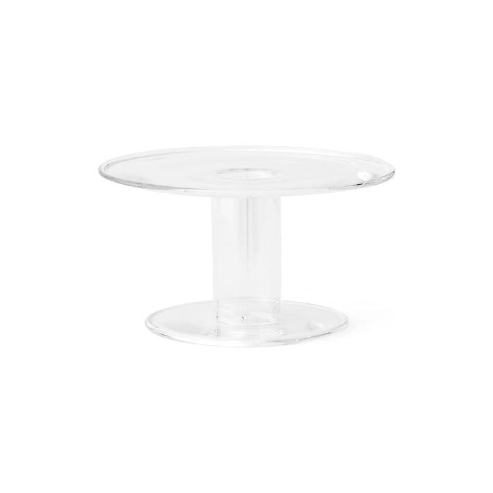 Abacus Glass candle holder H 5,5 cm, transparent from Menu