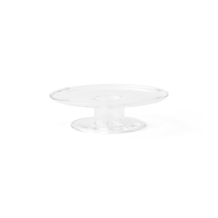 Abacus Glass candle holder H 3,5 cm, transparent from Audo