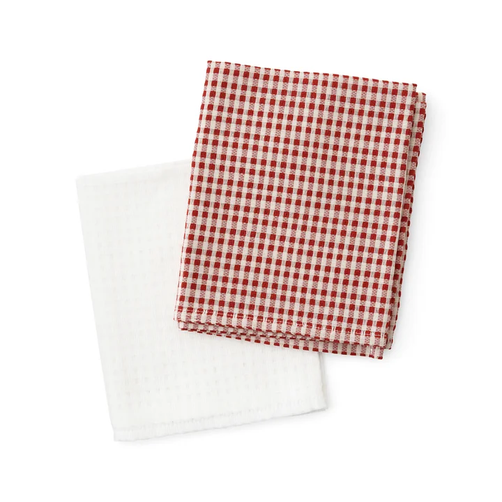 Troides Tea towel 40 x 67 cm, burnt sienna (set of 2) from Audo