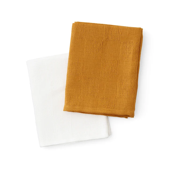 Papilio Tea towel 40 x 64 cm, ochre (set of 2) from Audo