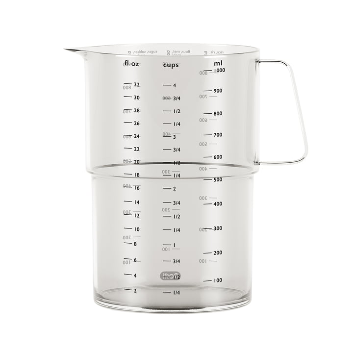 Mensura Measuring jug, 1.0 l in clear from Rosti