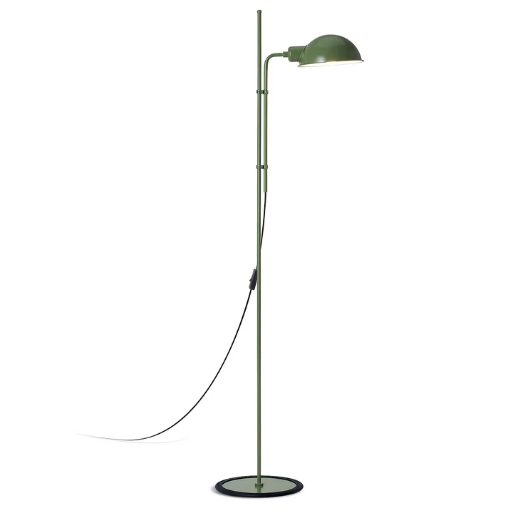 Funiculí Floor lamp, H 135 cm, green by marset