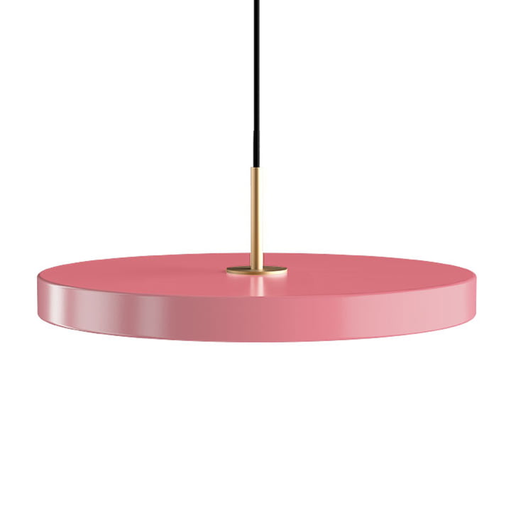 The Asteria LED pendant lamp from Umage , brass / nuance rose