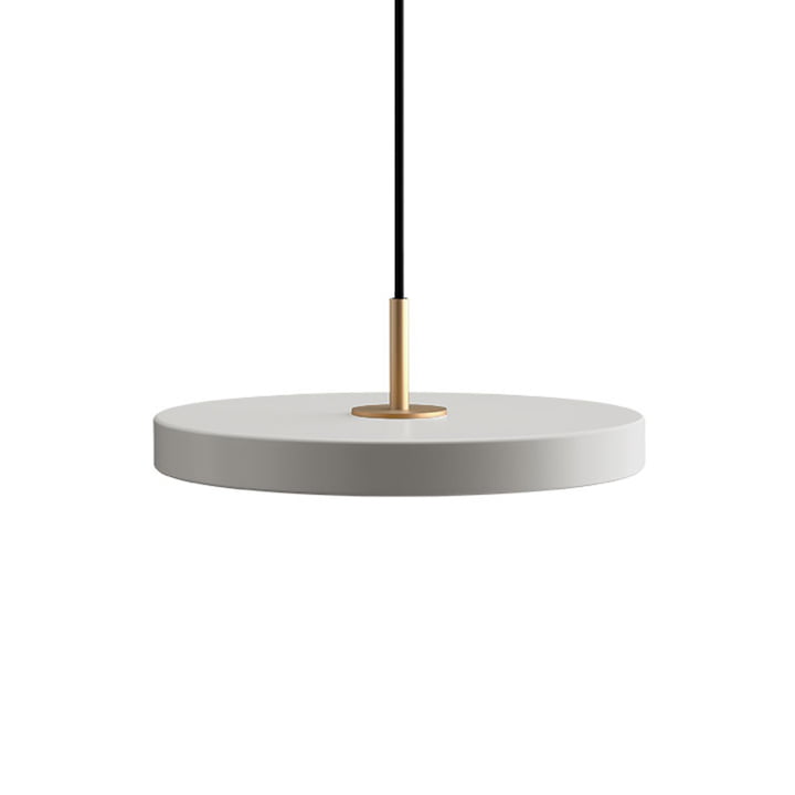 The Asteria Mini LED pendant lamp from Umage , brass / nuance mist