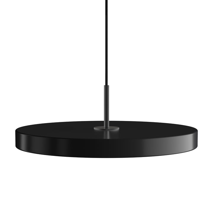 The Asteria LED pendant light from Umage in black / black