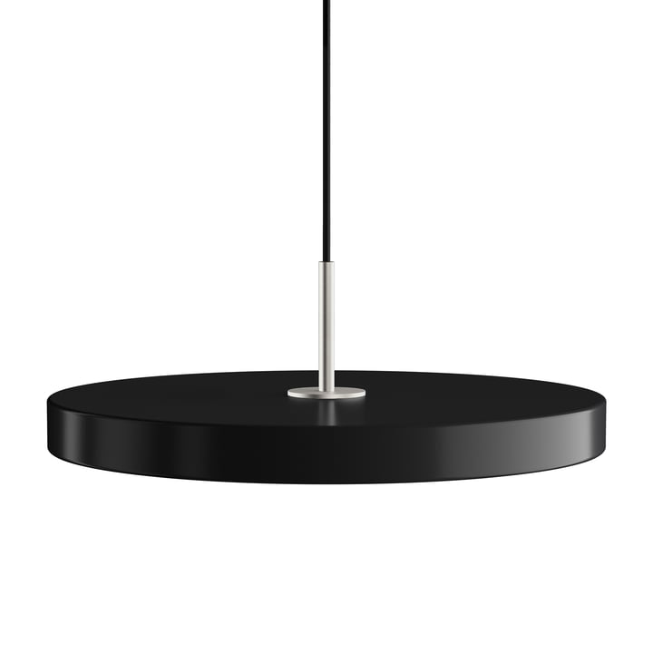 The Asteria LED pendant light from Umage in steel / black