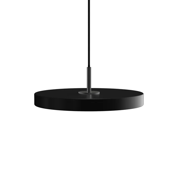 The Asteria Mini LED pendant light from Umage in black / black