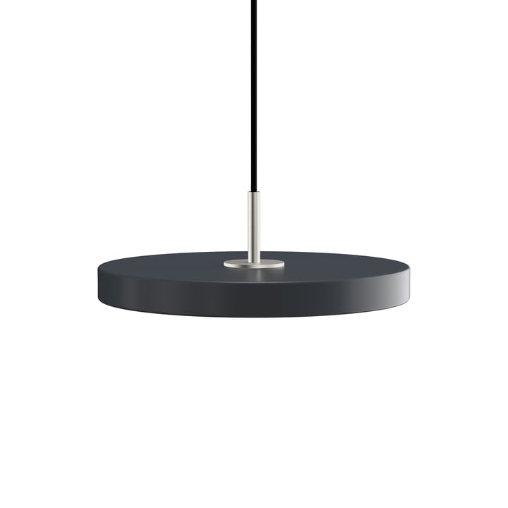 The Asteria Mini LED pendant light from Umage in steel / anthracite