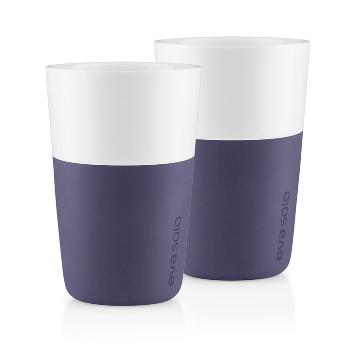 Caffé Latte mug (set of 2) from Eva Solo violet blue