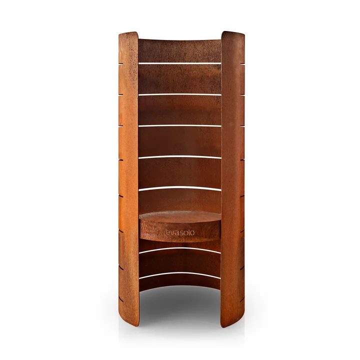 FireCylinder Corten steel garden fireplace from Eva Solo