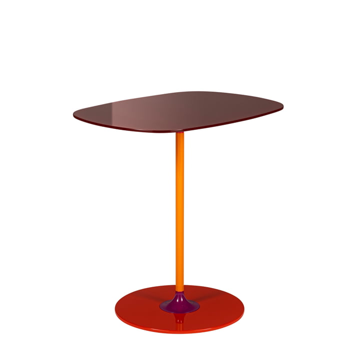Thierry Side table Alto, bordeaux from Kartell
