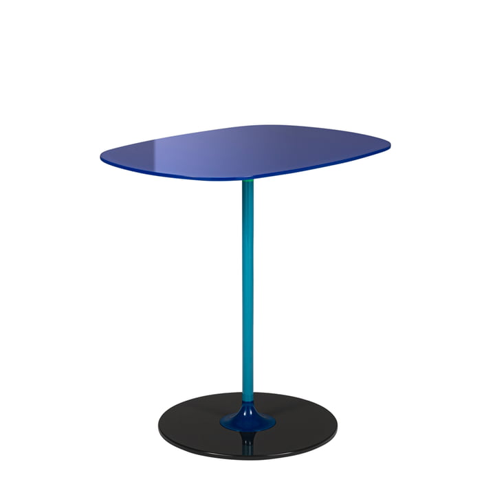 Thierry Side table Alto, blue from Kartell