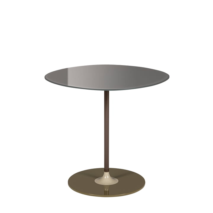 Thierry Side table Medio, gray from Kartell