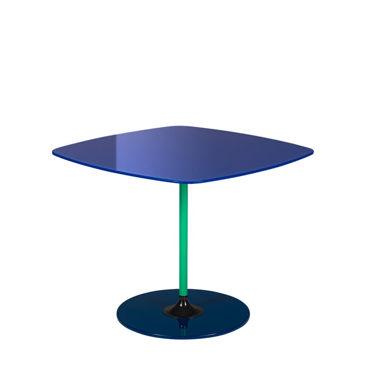 Thierry Side table Basso, blue from Kartell