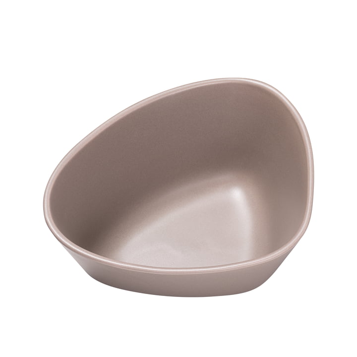 Curve Stoneware Bowl M, 0.8 l in warm grey from LindDNA