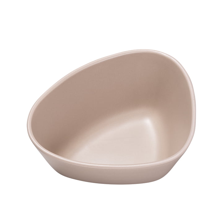 Curve Stoneware Bowl M, 0.8 l in sand from LindDNA