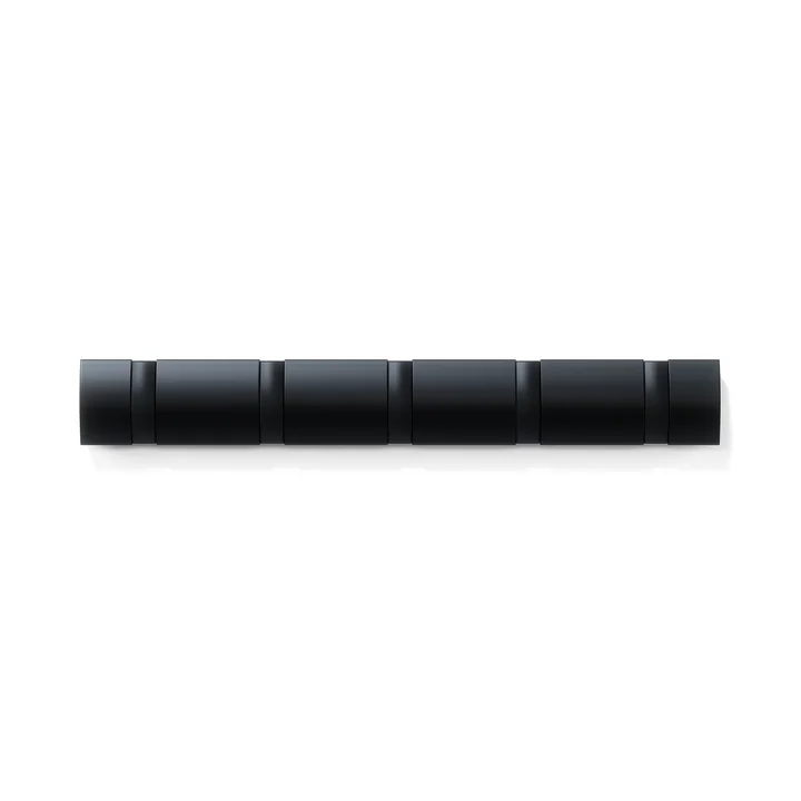 Flip Hook 5er coat rack, black from Umbra