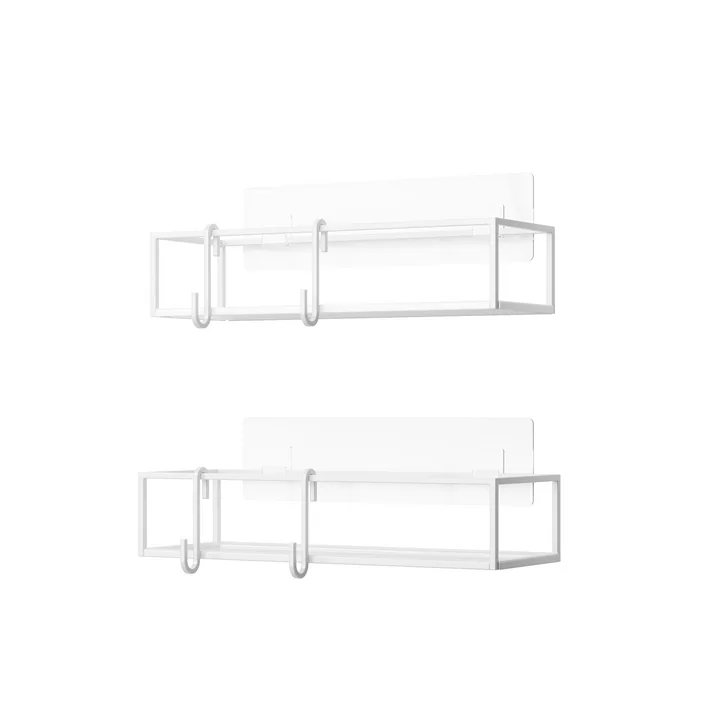 Cubiko Shower tray set of 2, white from Umbra