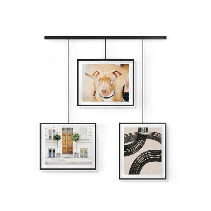 Exhibit Picture frame set of 3 (20 x 25 cm), black from Umbra