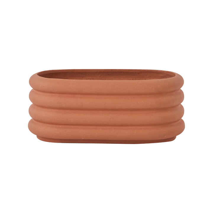 Awa Outdoor Plant pot 18 x 42 cm from OYOY in terracotta