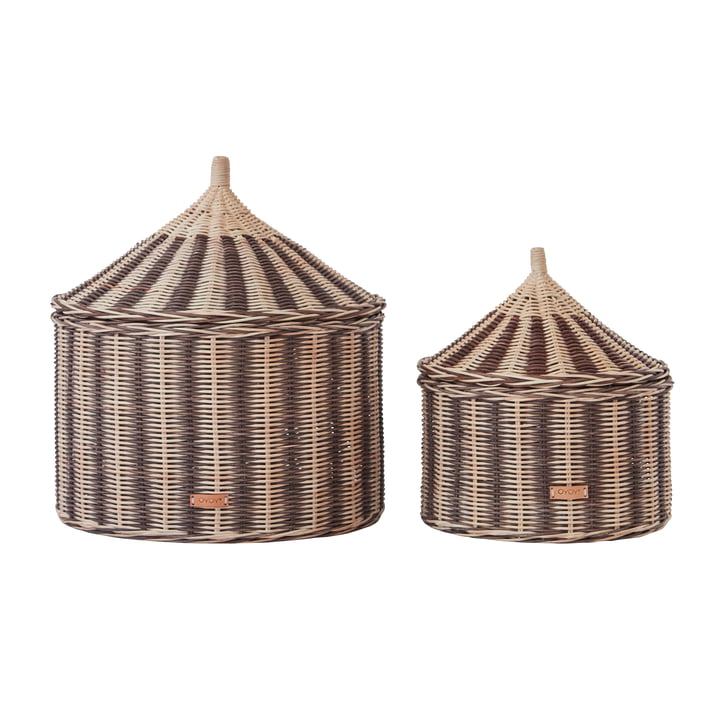 Circus Storage basket from OYOY in nutmeg (set of 2)