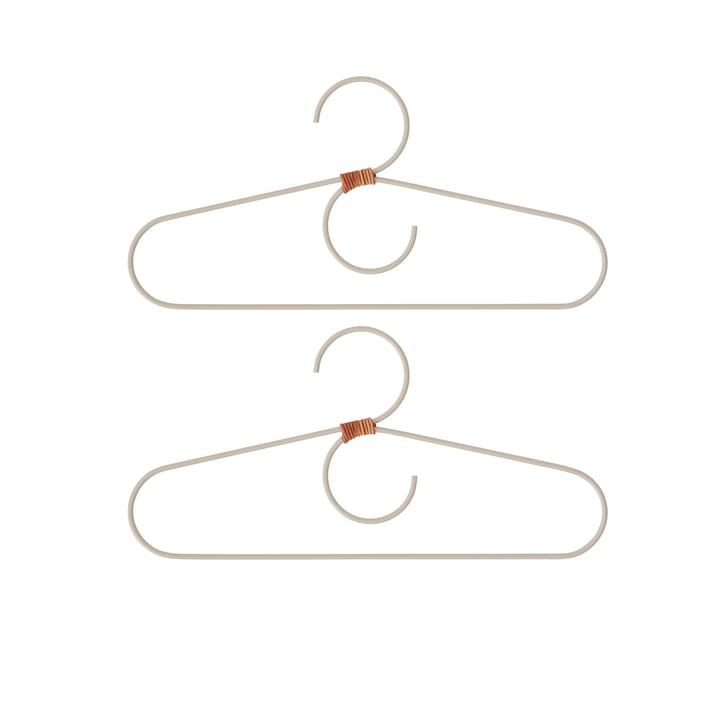 Fuku Tiny hanger from OYOY in clay (set of 2)