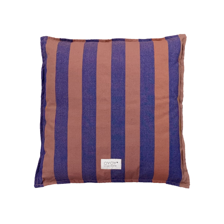 Kyoto Outdoor Cushion 42 x 42 cm from OYOY in caramel / blue