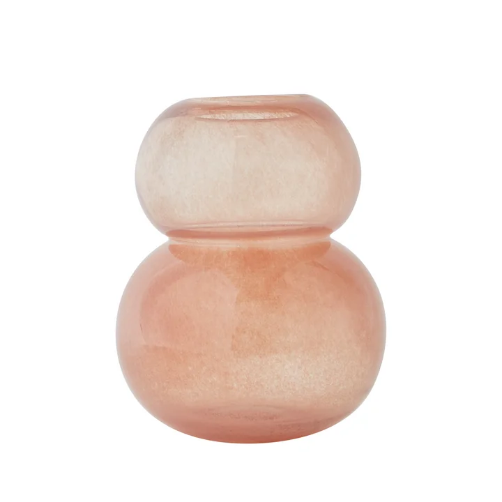 Lasi Vase small H 23 cm from OYOY in taupe