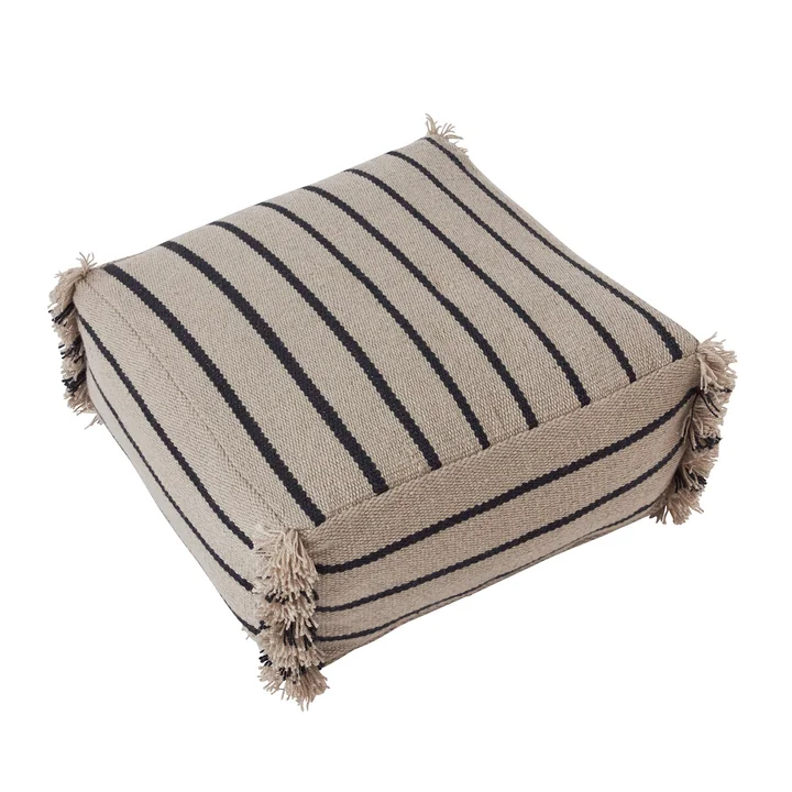 Lina Pouf recycled 62 x 62 cm from OYOY in clay