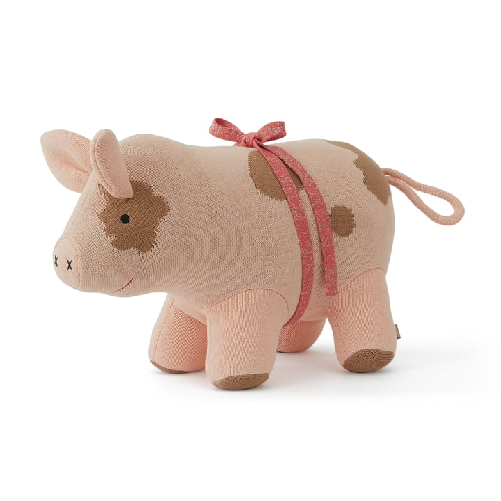 Pig cuddly toy Sofie, rosé from OYOY