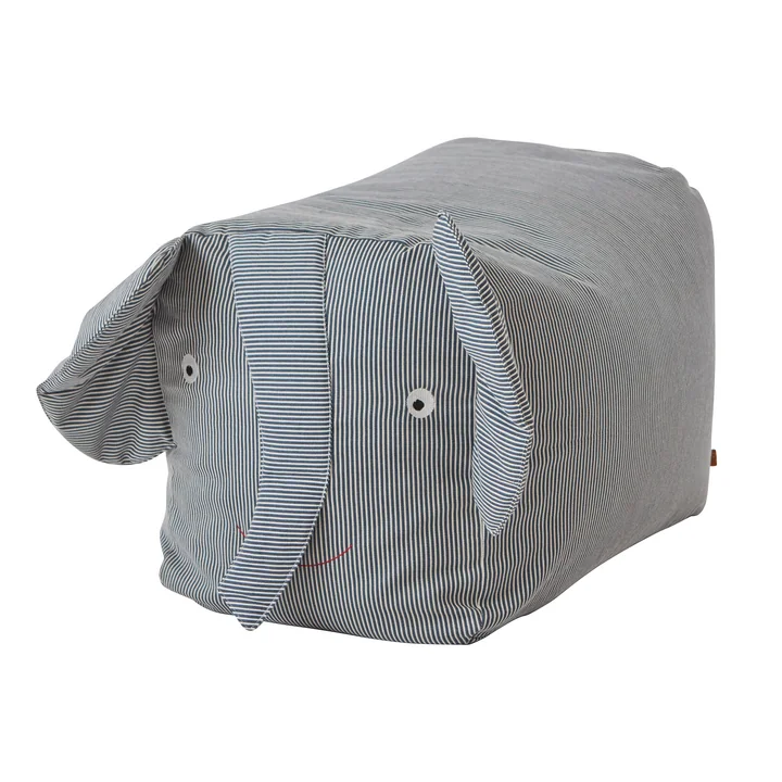 Animal children beanbag Elephant Erik from OYOY in blue