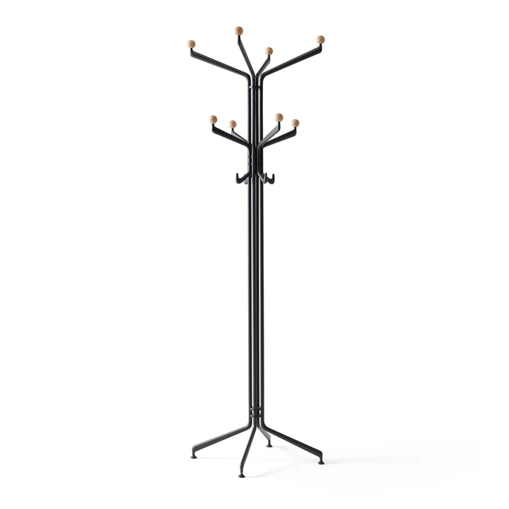 Capture Coat rack SC77, graphite / oak from & Tradition