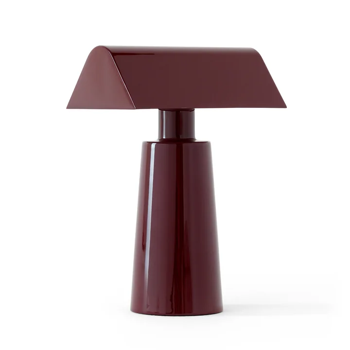 Caret MF1 Battery lamp, dark burgundy from & Tradition