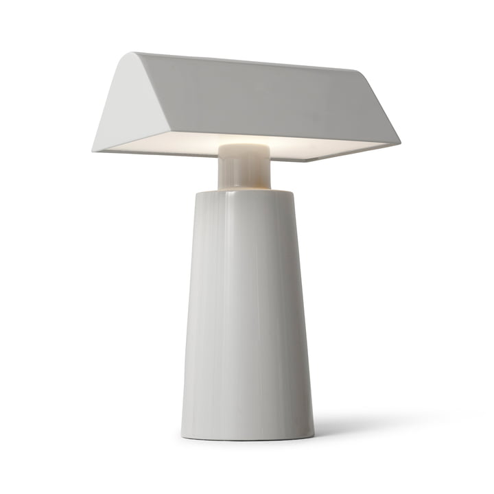 Caret MF1 Battery lamp, silk grey from & Tradition