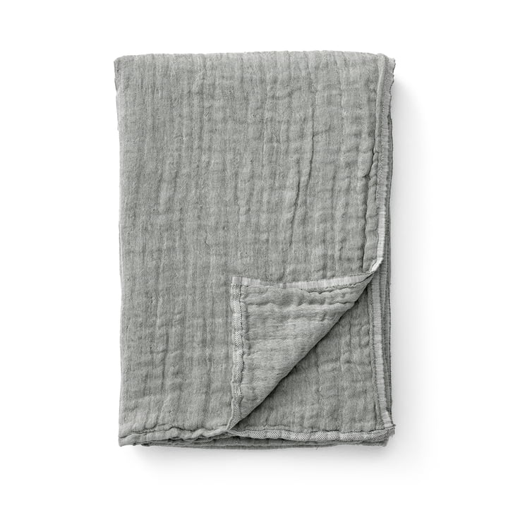Collect SC81 Cotton/linen blanket, 140 x 210 cm, moss from & Tradition