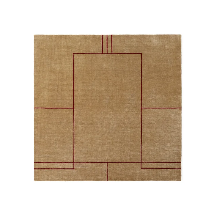 Cruise AP11 carpet, 240 x 240 cm, Bombay golden brown by & Tradition