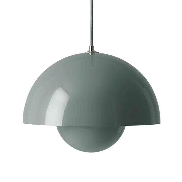 FlowerPot pendant lamp VP2, stone blue from & Tradition