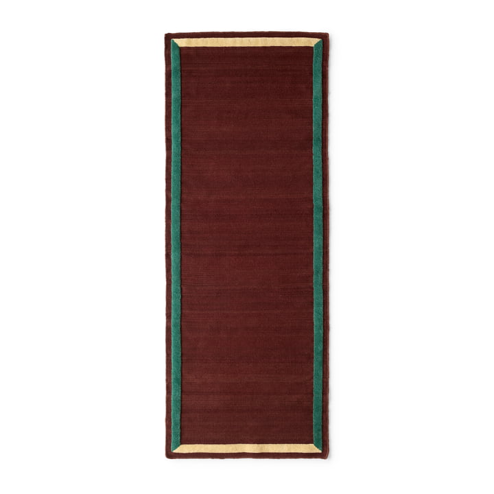 Framed AP14 carpet runner, 90 x 240 cm, plum by & Tradition